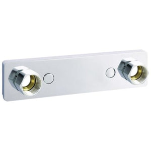 Trio Perfekta Concealed Mixer Bracket, 160 mm C/C, For Ø16 mm Pipes, Chrome