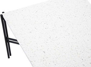 Venture Home Razzia Coffee Table, White Terrazzo