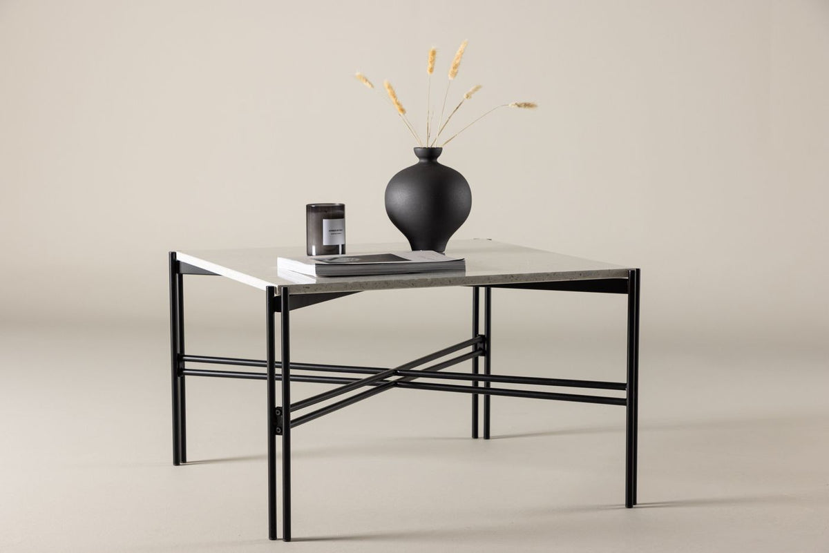 Venture Home Razzia Coffee Table, White Terrazzo