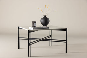 Venture Home Razzia Coffee Table, White Terrazzo