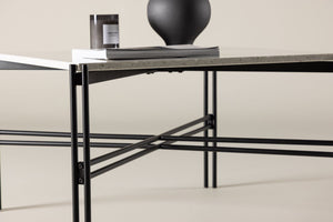 Venture Home Razzia Coffee Table, White Terrazzo