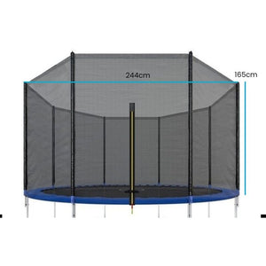 Viking Sports Safety Net Trampoline 244 cm, External, Suitable for 6 Poles