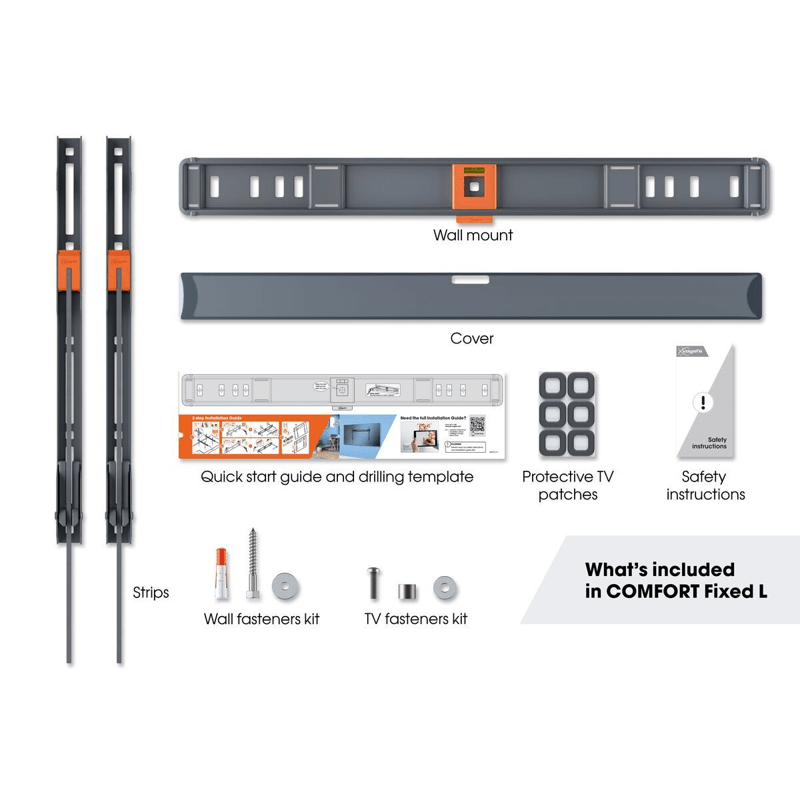 Vogel's 40"-100" TV Wall Mount TVM 3605 , Black