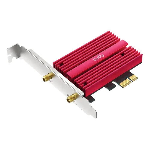 Cudy WE4000 AX5400 Wi-Fi 6E Bluetooth 5.3 PCIe Adapter