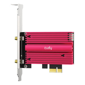 Cudy WE4000 AX5400 Wi-Fi 6E Bluetooth 5.3 PCIe Adapter