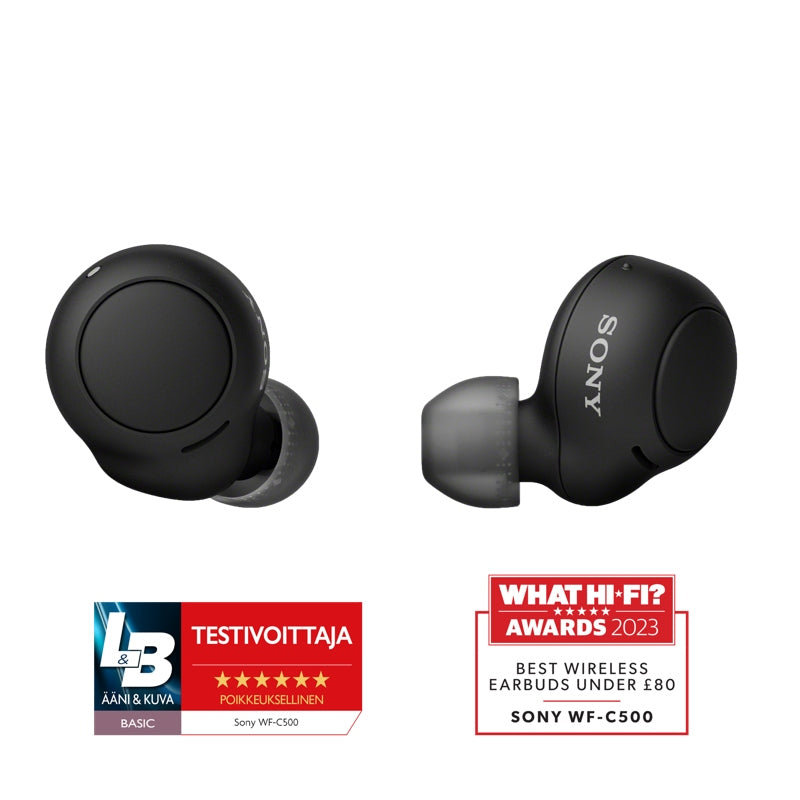 SONY WF-C500 True Wireless headphones Black – Renow