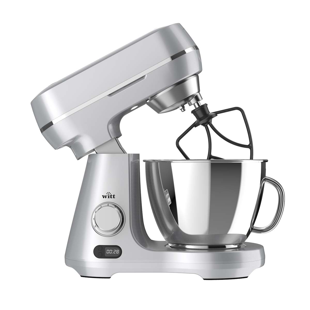 Witt Premium Stand Mixer Stand Mixer, Silver