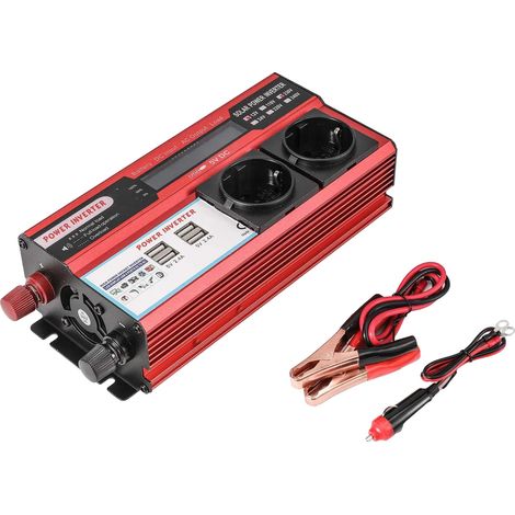 4000W Power Inverter with 4 USB Ports and LED Display