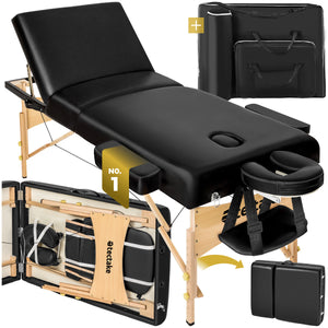 Massage Table 3 Zones Massage Table Massage Bed Cosmetic With Lounger Bag Head- And Armrests