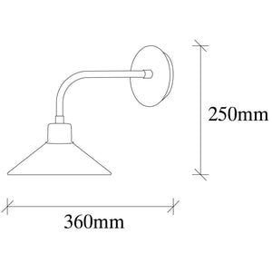 Luminaire wall Opviq Sivani MR-889, 40 W, E27