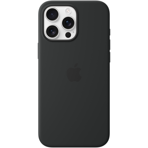 Apple iPhone 16 Pro Max Silicone Case with MagSafe Black