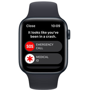 Apple Watch SE 2nd Gen 44mm GPS Midnight Aluminum Case Midnight Sport Band