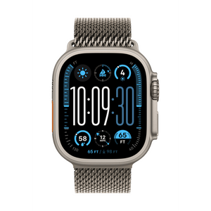Apple Watch Ultra 2 49mm Natural Titanium with Natural Milanese Loop