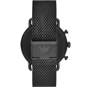 Emporio Armani AR11201 Stainless Steel Chronograph Watch, Black / Blue