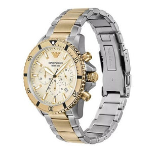 Emporio Armani Diver Chrono Silver/Pale gold AR11606