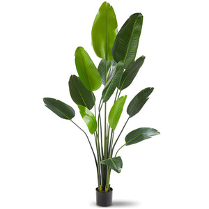 Tecktake Artificial Tree Tropic, Green