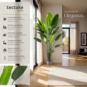 Tecktake Artificial Tree Tropic, Green