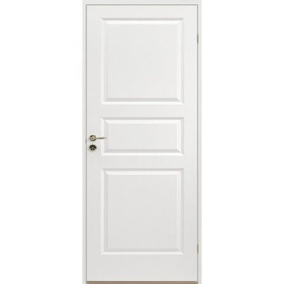 Bröderna Johanss Classic Compact 3-Panel Interior Door, White