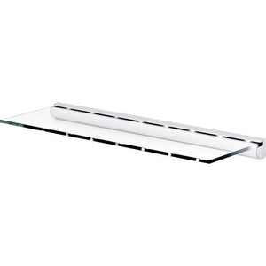 Led Glass Shelf Set W 60 x D 20 x H 0.8 cm clear/silver