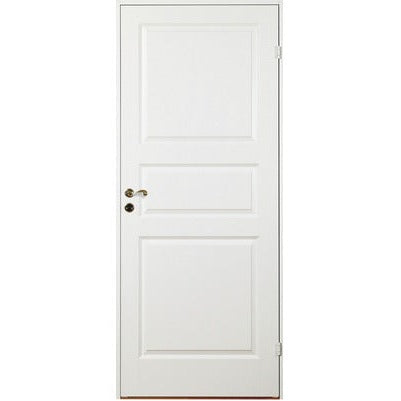 Molded 3-Panel Interior Door, Old Standard, 62.5 cm x 201.5 cm, White