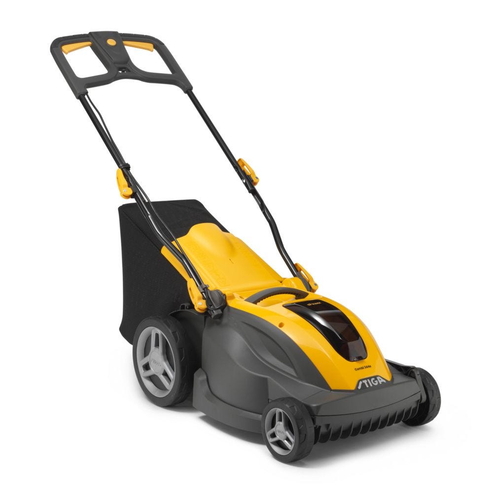 Stiga Battery Powered Lawn Mower, Yellow