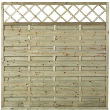Bergen Fence With Espalier, 180x180cm