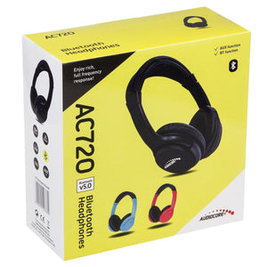 Wireless headphones Audiocore AC720, red