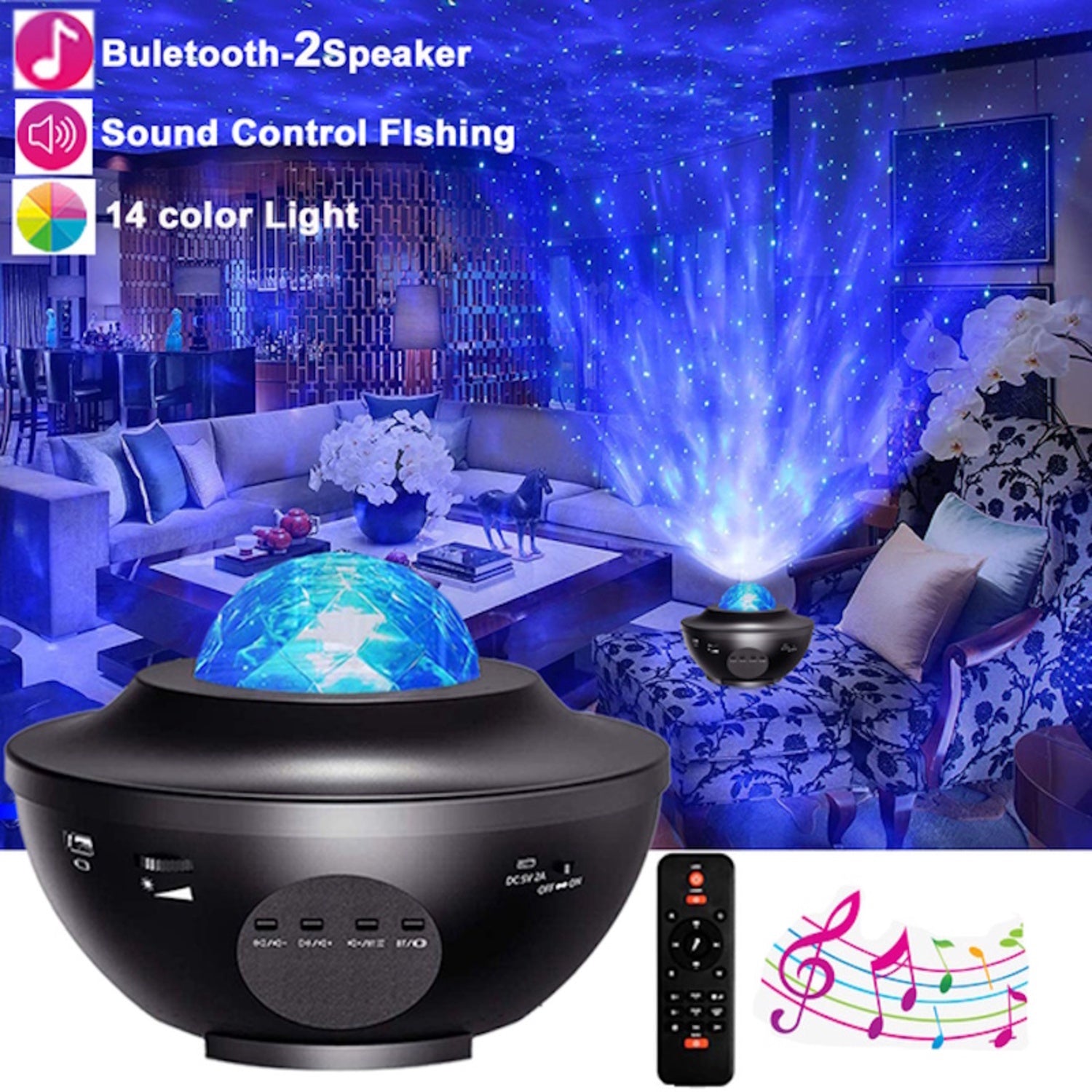 Elight S1 Baby Sleep Aid Projector, Black