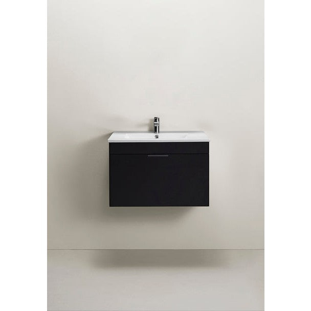 Hafa Go Washbasin Cabinet 1 Drawer 600, Black
