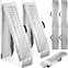 Björn Folding Ramps 2-Piece Set, 400 kg Capacity 186 cm, Silver