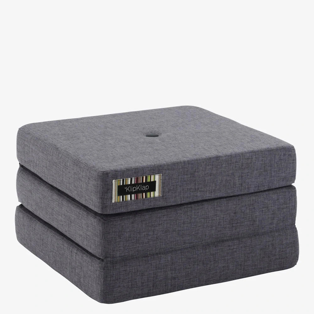 By KlipKlap KK 3 Fold Single Blue Grey w. Grey