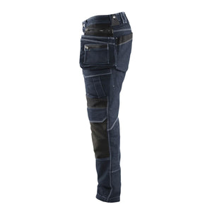 Blåkläder 199011418999C48 Work Trousers Flexible Material, X19, Size C48, Navy Blue/Black