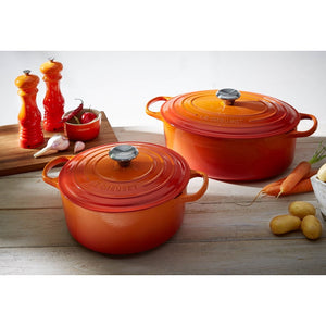 Le Creuset Signature Casserole Oval 33 cm Orange Red