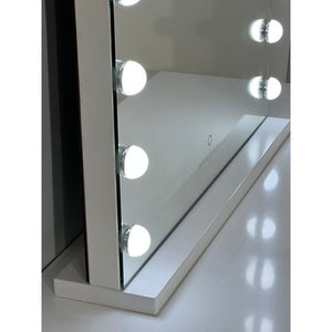 Bright Beauty Hollywood Makeup Mirror with Lighting, White