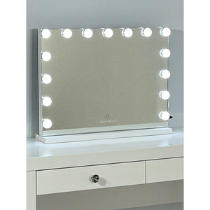Bright Beauty Hollywood Makeup Mirror with Lighting, White