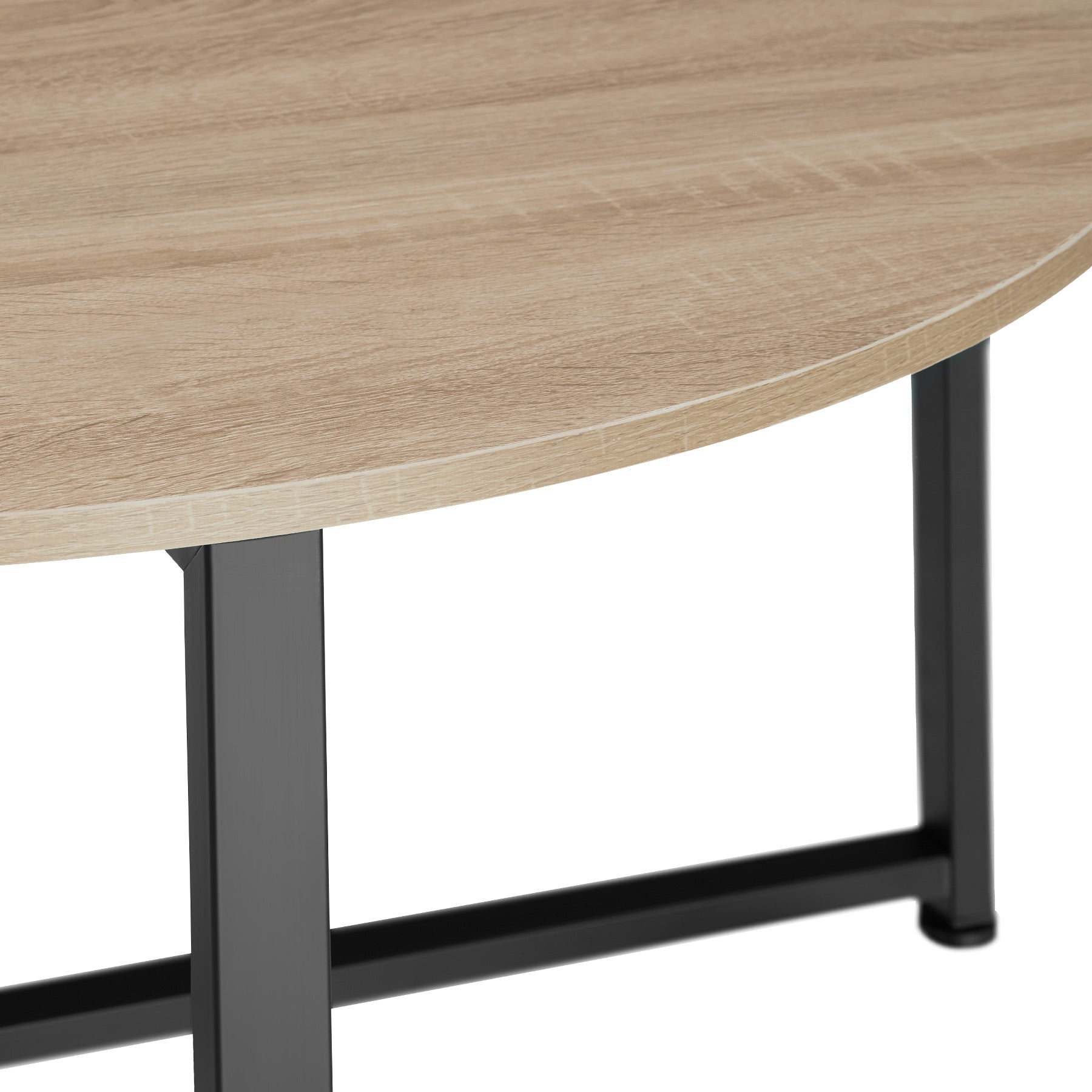 Coffee Table Aberdeen - round with height-adjustable plastic feet