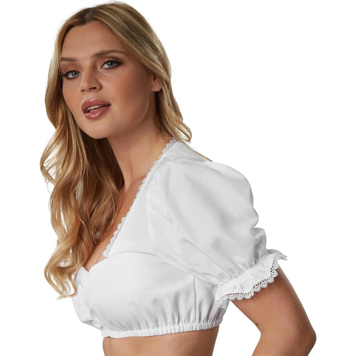Dirndl Blouse Antonia, XXL, White