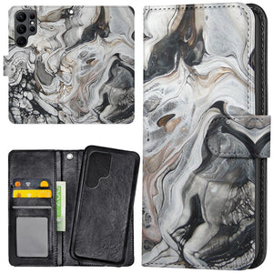 Samsung Galaxy S24 Ultra Detachable Marble Wallet Case