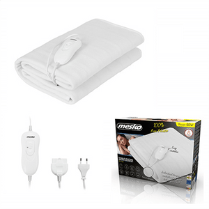 Heating blanket Adler MS 7419, white, 150 cm x 80 cm