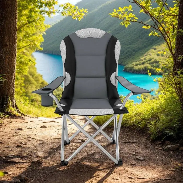 Camping Chair, Grey-black