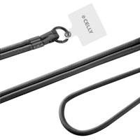 Celly Freedom Lace Phone Lanyard, Black