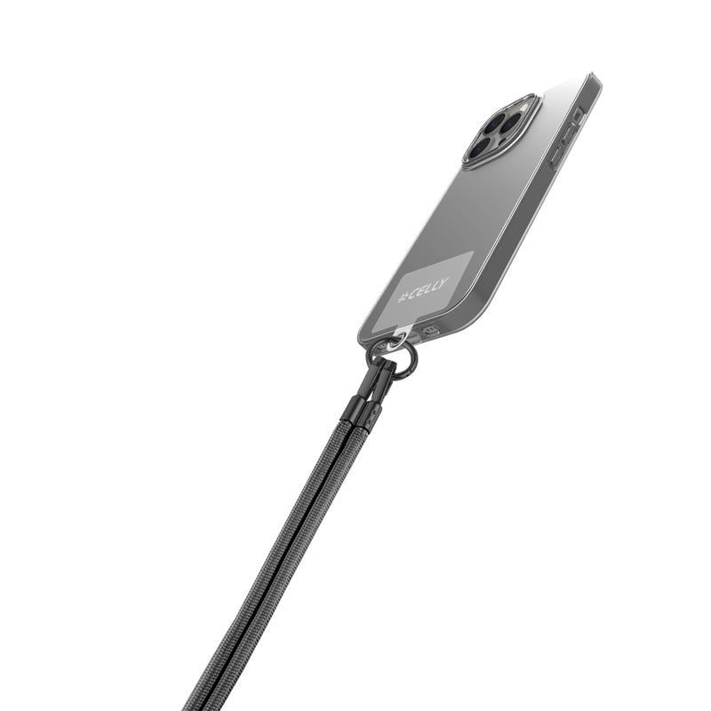 Celly Freedom Lace Black Neck Strap for Phone