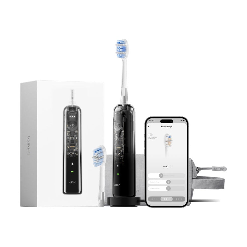 Laifen Wave Pro ABS Electric Toothbrush, Clear