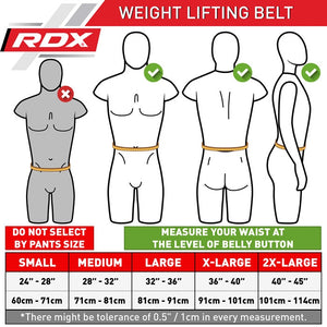 Weightlifting belt RDX WBS-6RB-M, black, M