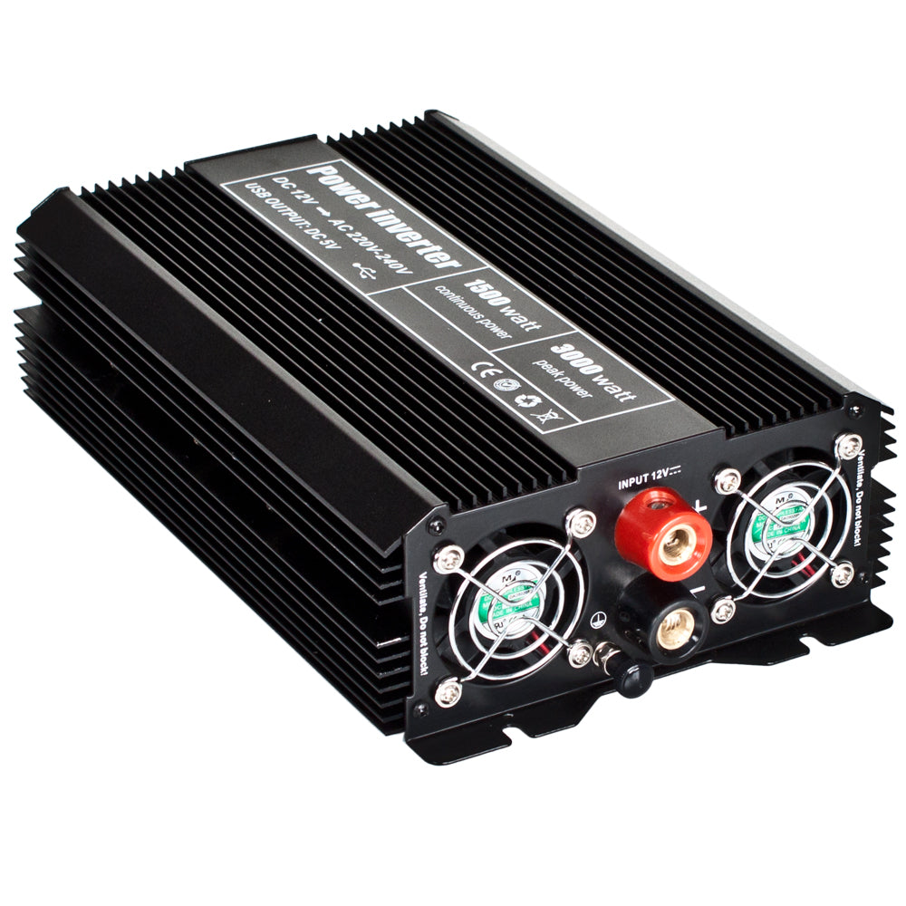 Voltage converter 12 V to 230 V 1500 W 3000 W