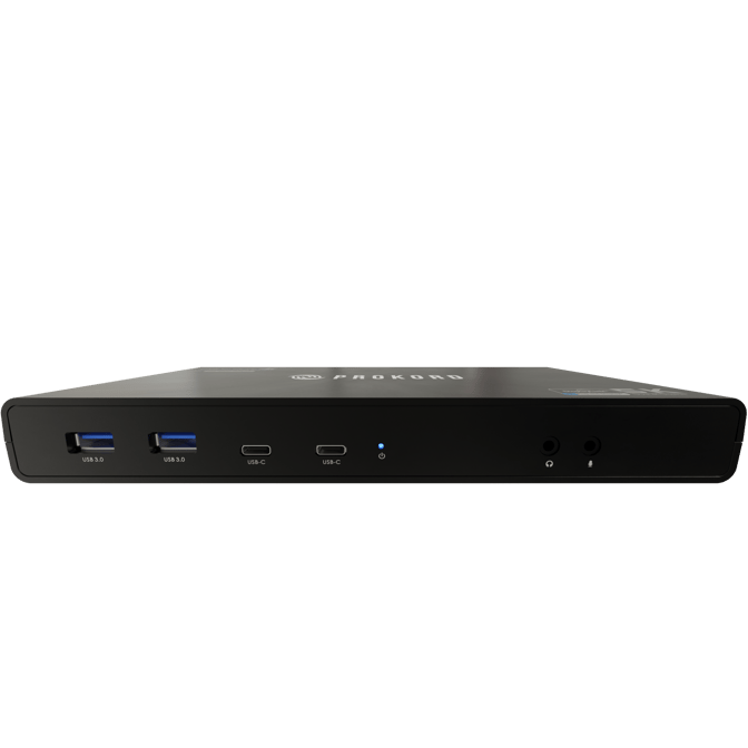 Prokord Workplace Charging Dockingstation USB-C 5K Dual Monitor 65W