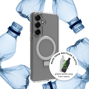 dbramante1928 Iceland Ultra D3O MagSafe Kickstand Case for Samsung Galaxy S26+ - Clear