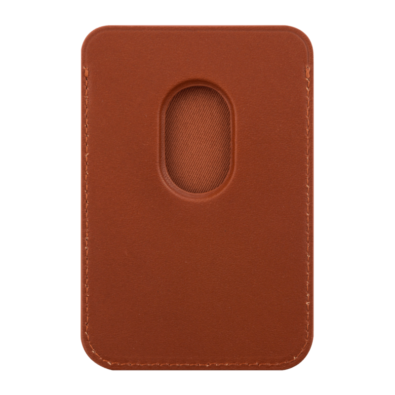 Dbramante1928 Leather wallet with MagSafe Tan