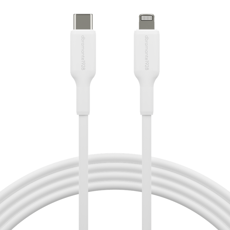 Dbramante Cable 2m USB-C to Lightning, White