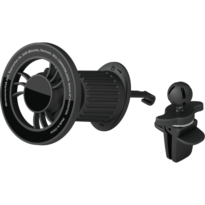 Dbramante re-charge Car Holder Vent Magnetic Black